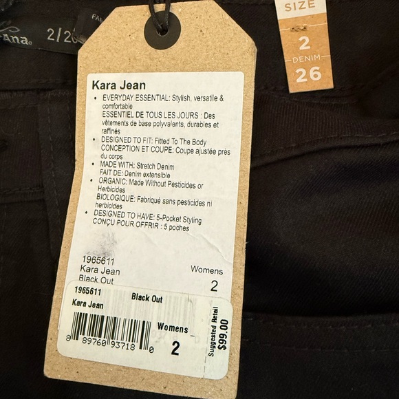 ❣️🆕prAna Women’s Black Out Kara Jeans❣️ - Picture 8 of 11